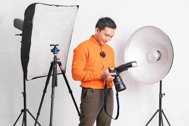 Film students in production training